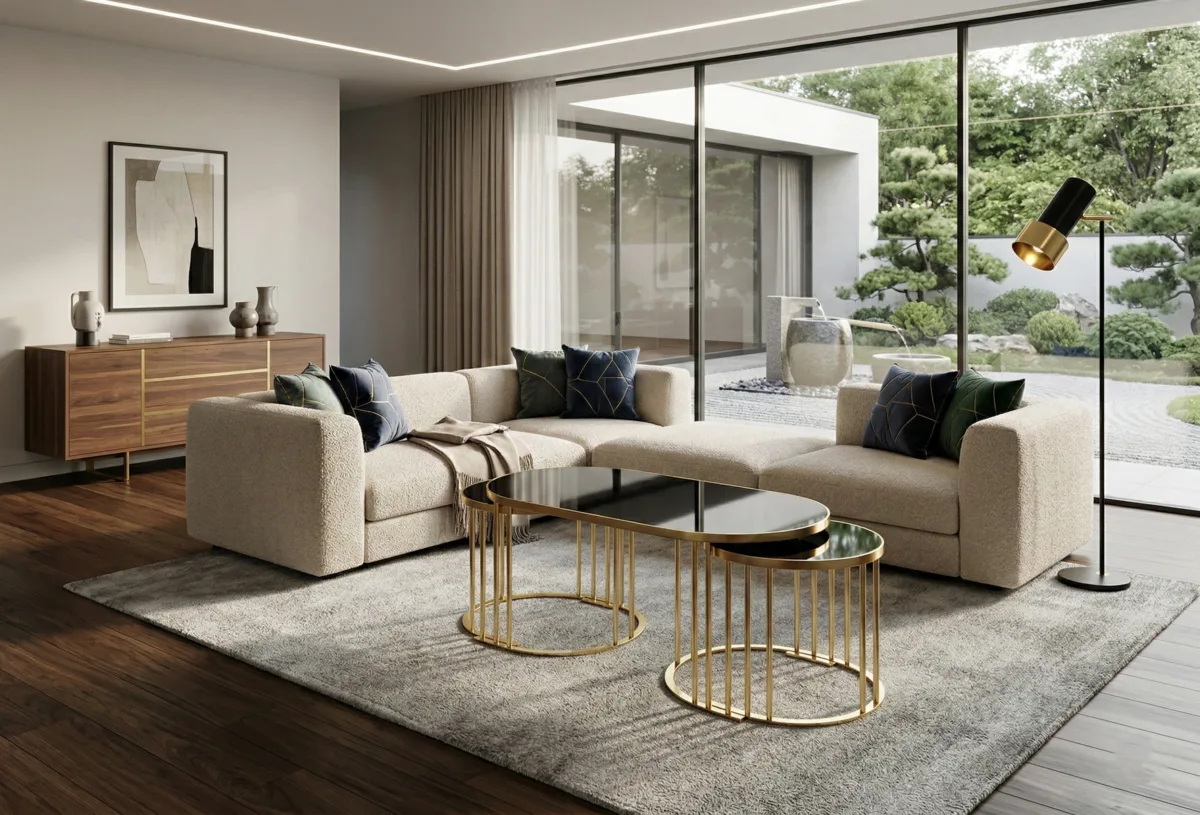 Johns Creek Coffee Table Set – coffee table detail view 4 | Ferozzi