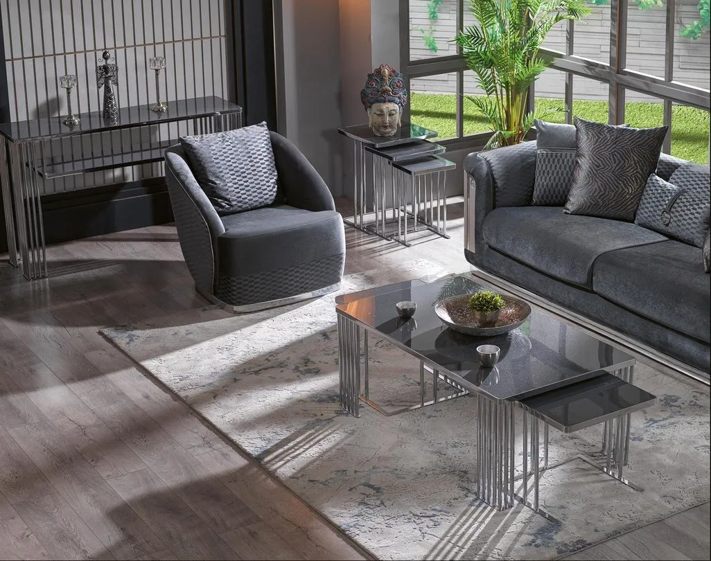 Milton Coffee Table Set – coffee table detail view 3 | Ferozzi