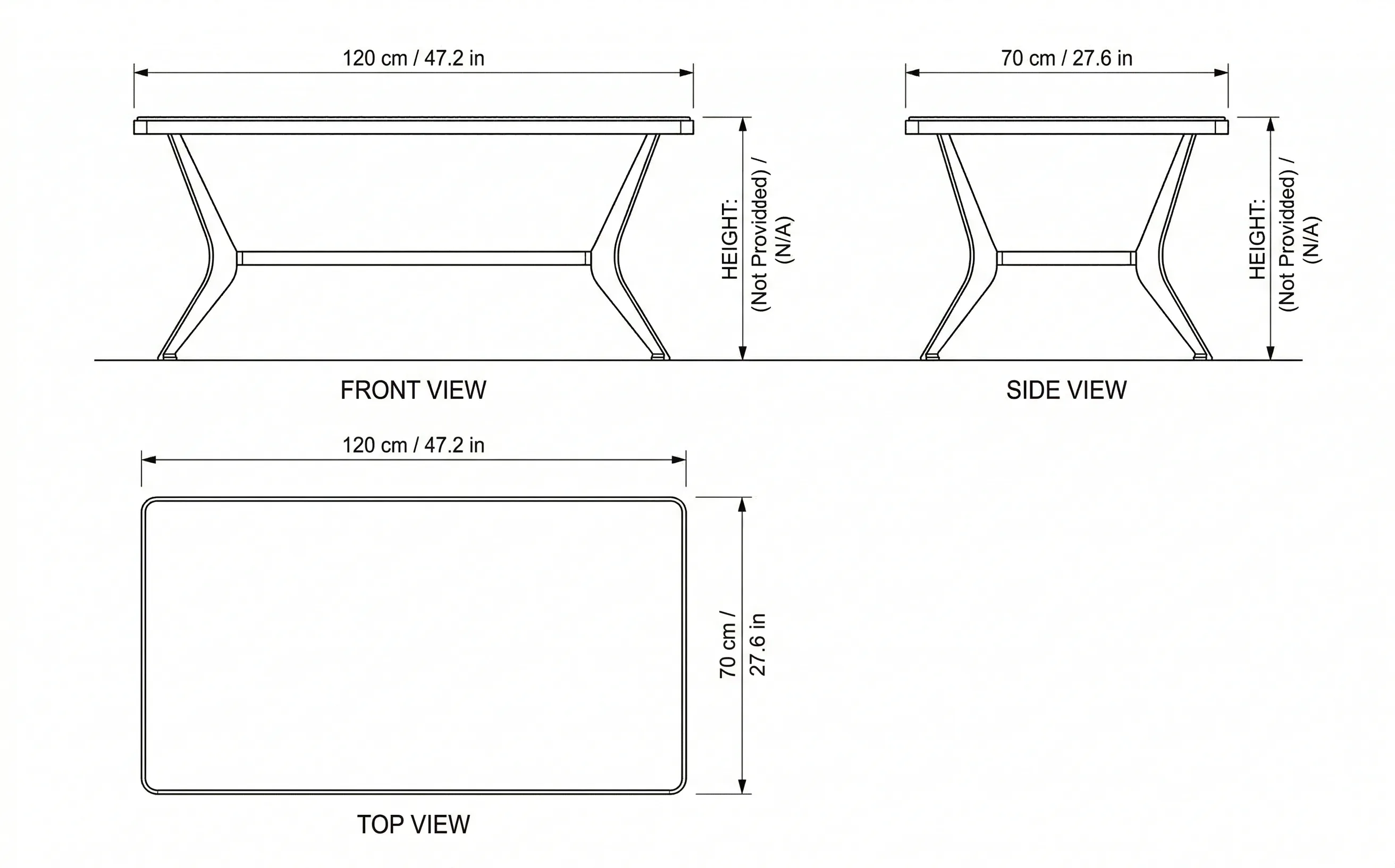 Norcross Coffee Table dimensions