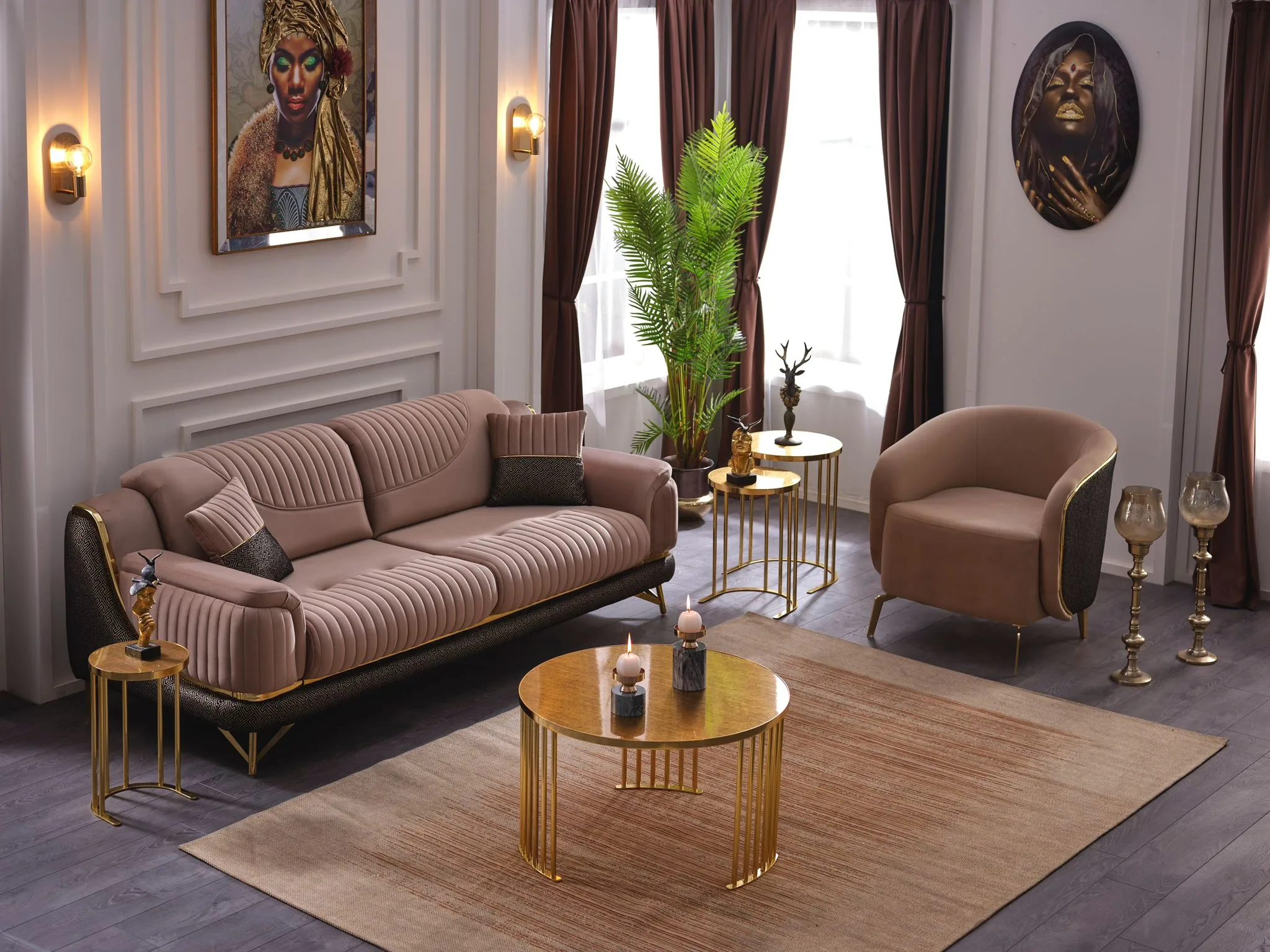 Peachtree Corners Coffee Table – coffee table detail view 2 | Ferozzi