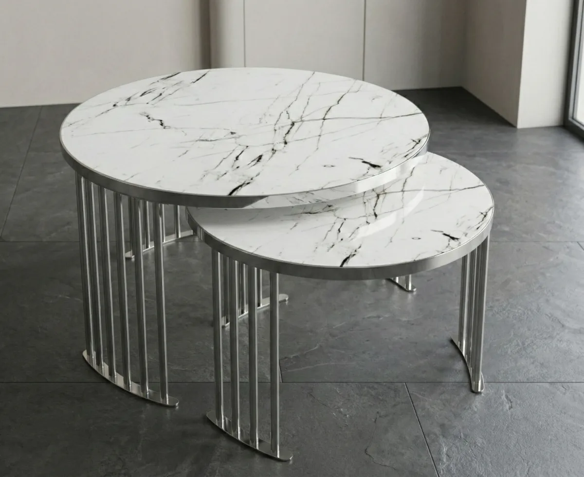Roswell Coffee Table Set – coffee table detail view 4 | Ferozzi