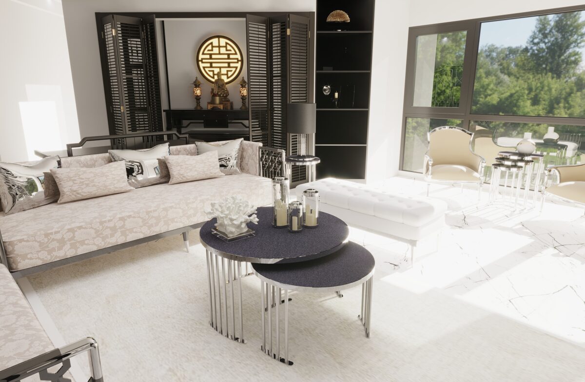 Roswell Coffee Table Set – coffee table detail view 27 | Ferozzi