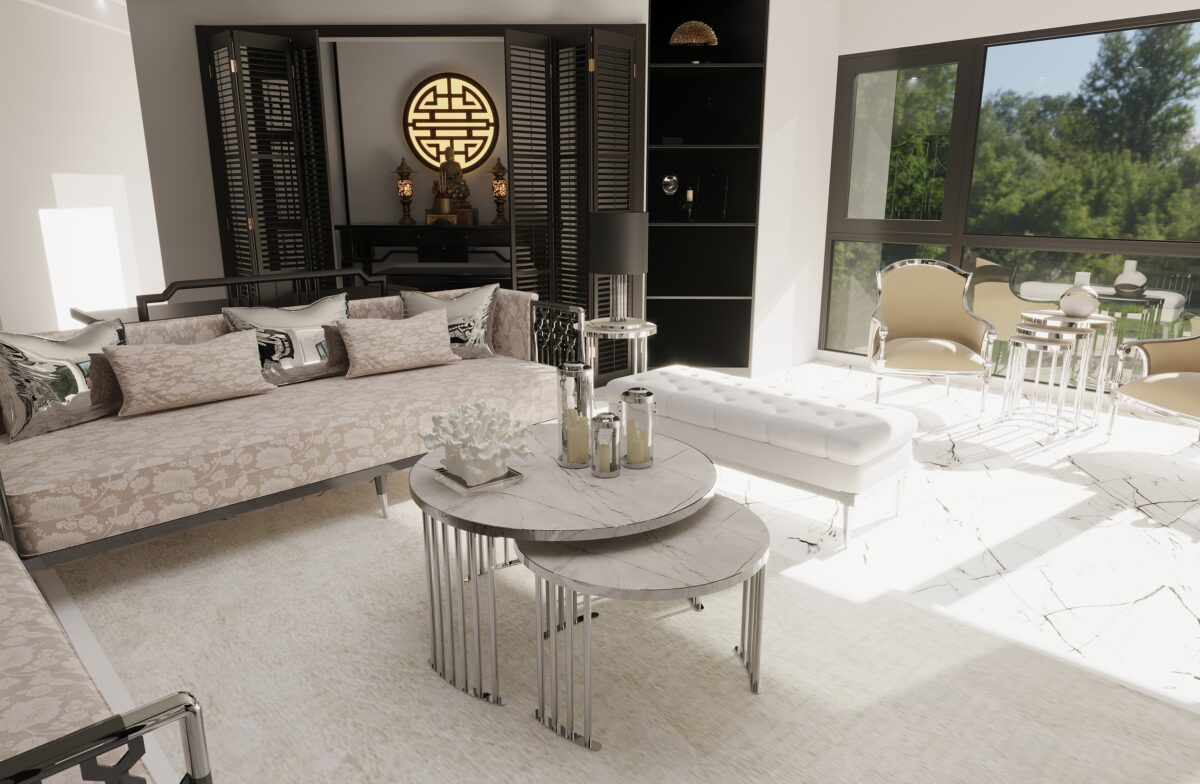 Roswell Coffee Table Set – coffee table detail view 23 | Ferozzi