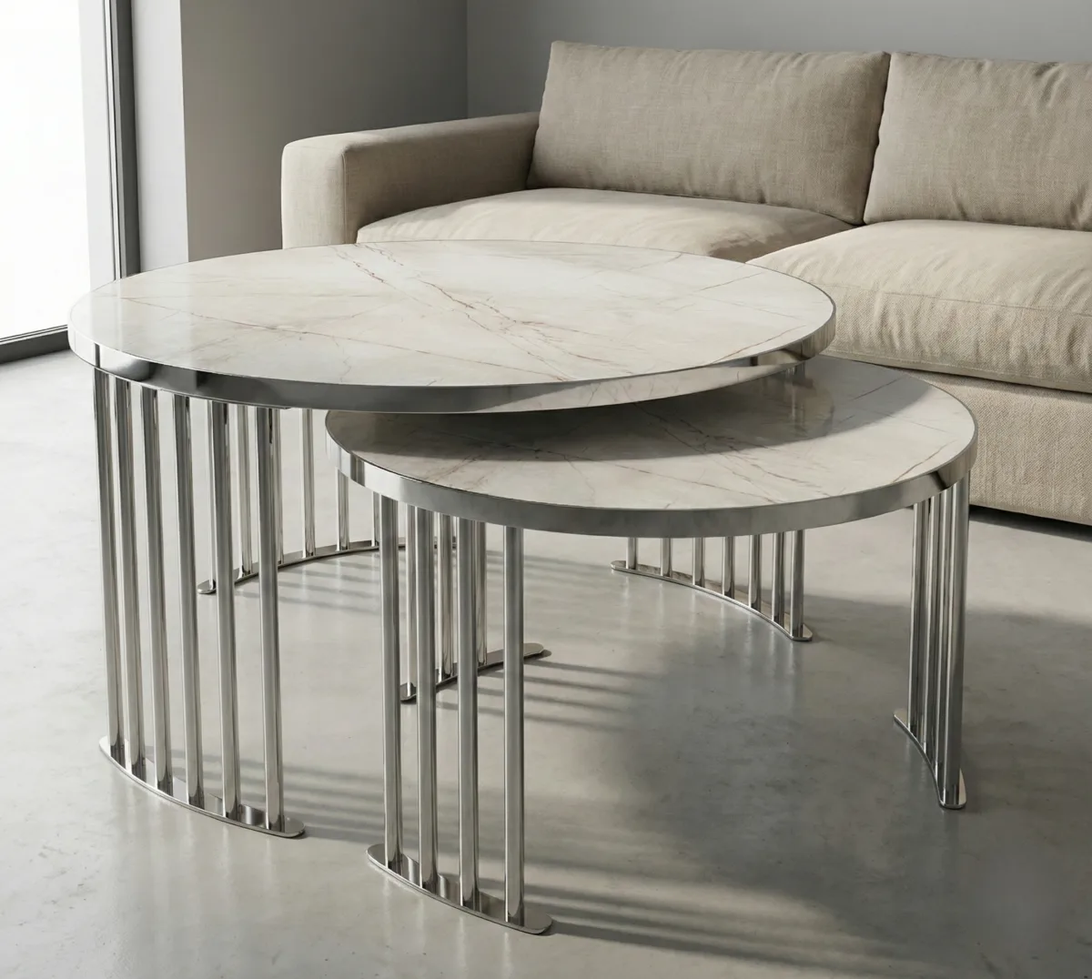 Roswell Coffee Table Set – coffee table detail view 25 | Ferozzi