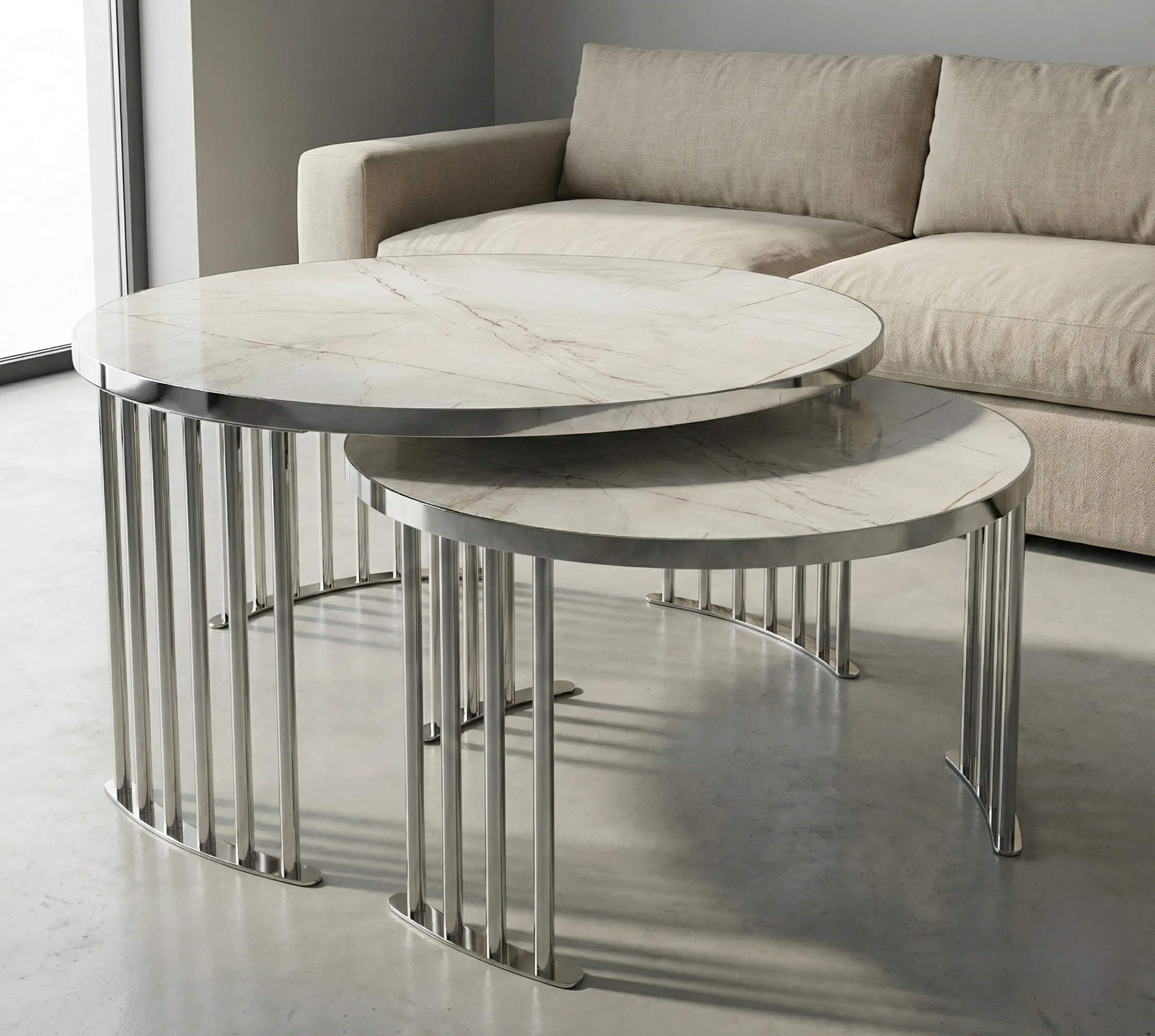 Roswell Coffee Table Set – coffee table detail view 25 | Ferozzi