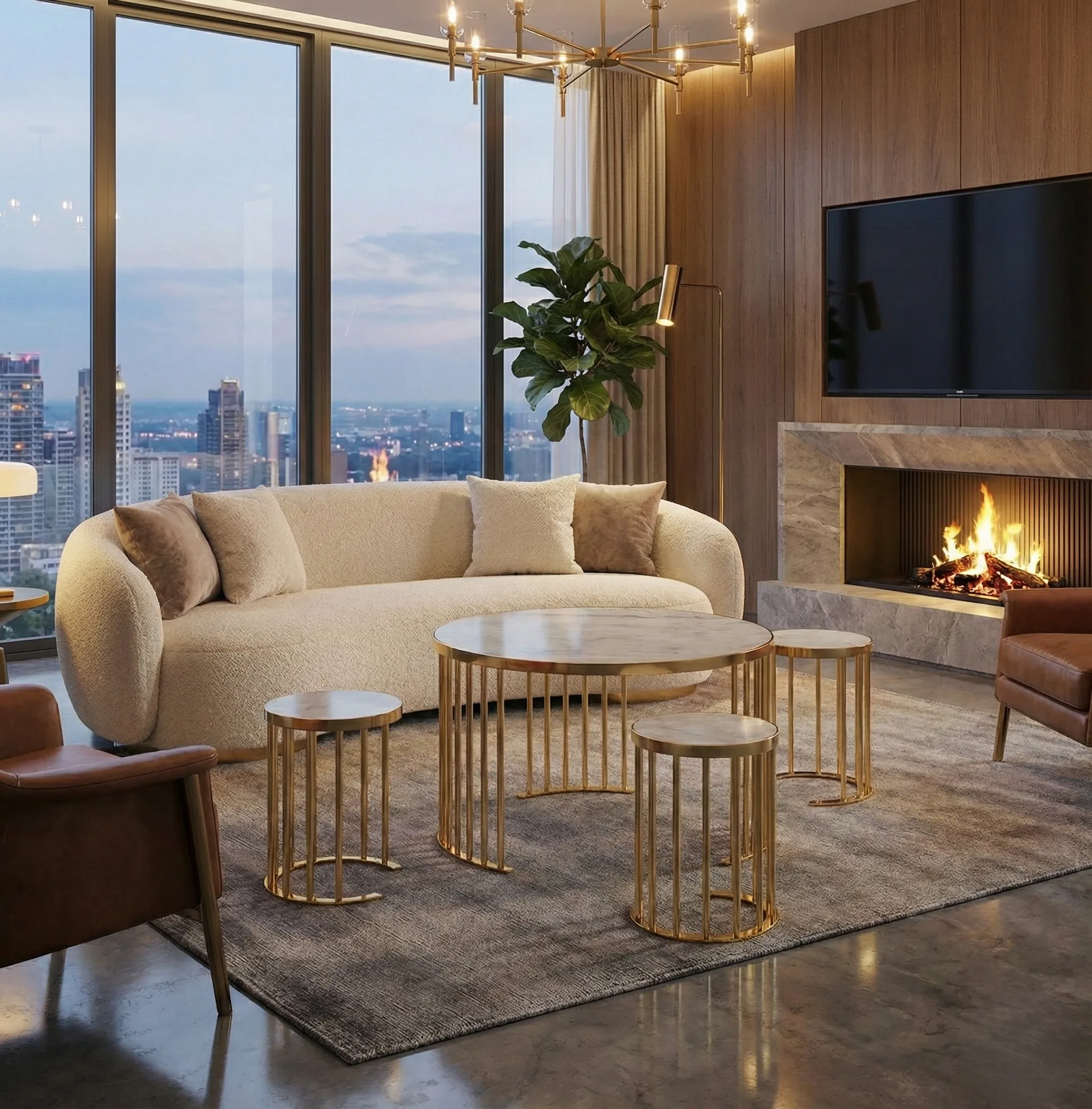 Sandy Spring Coffee Table Set – coffee table detail view 3 | Ferozzi