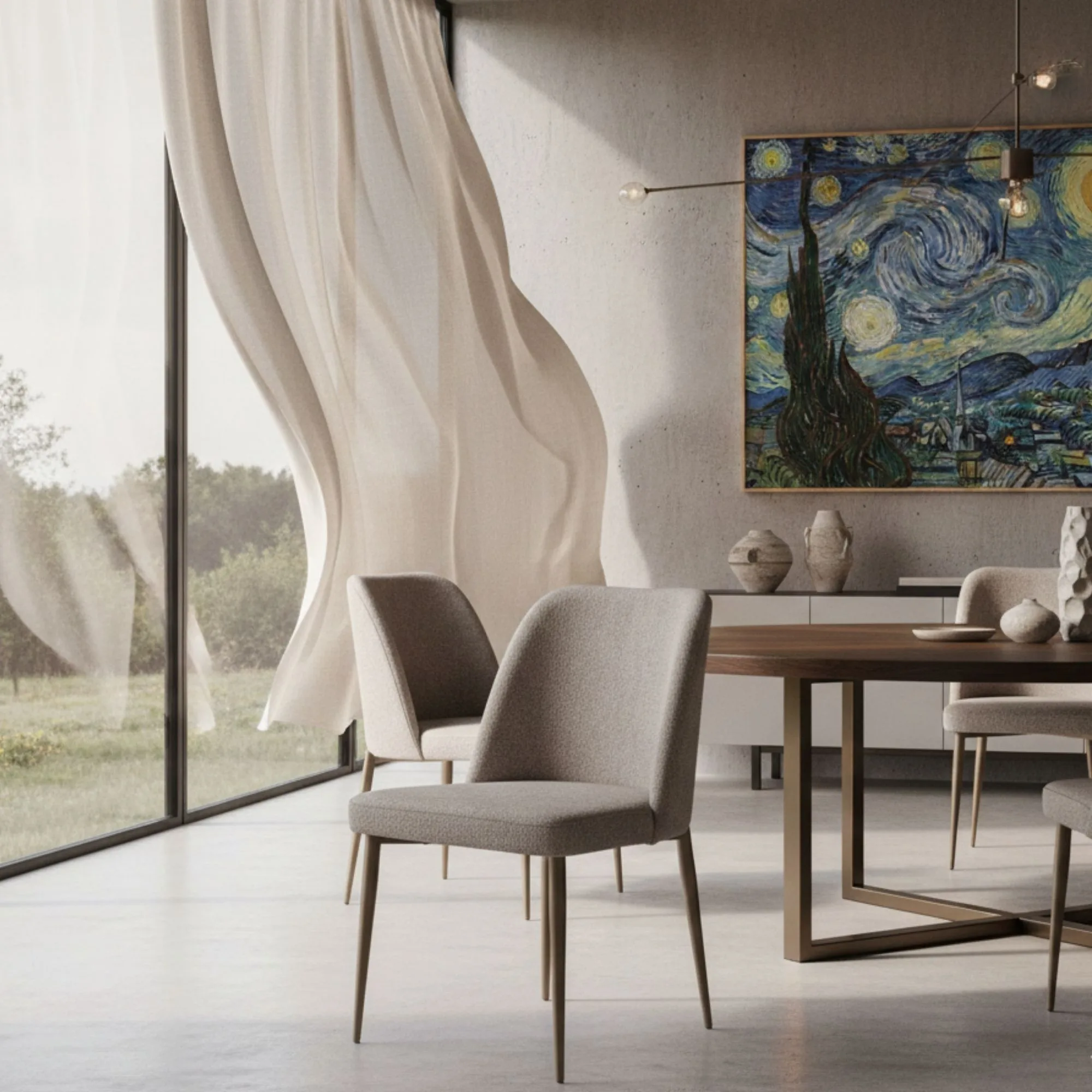 Seul Modern Dining Chair – chair detail view 5 | Ferozzi