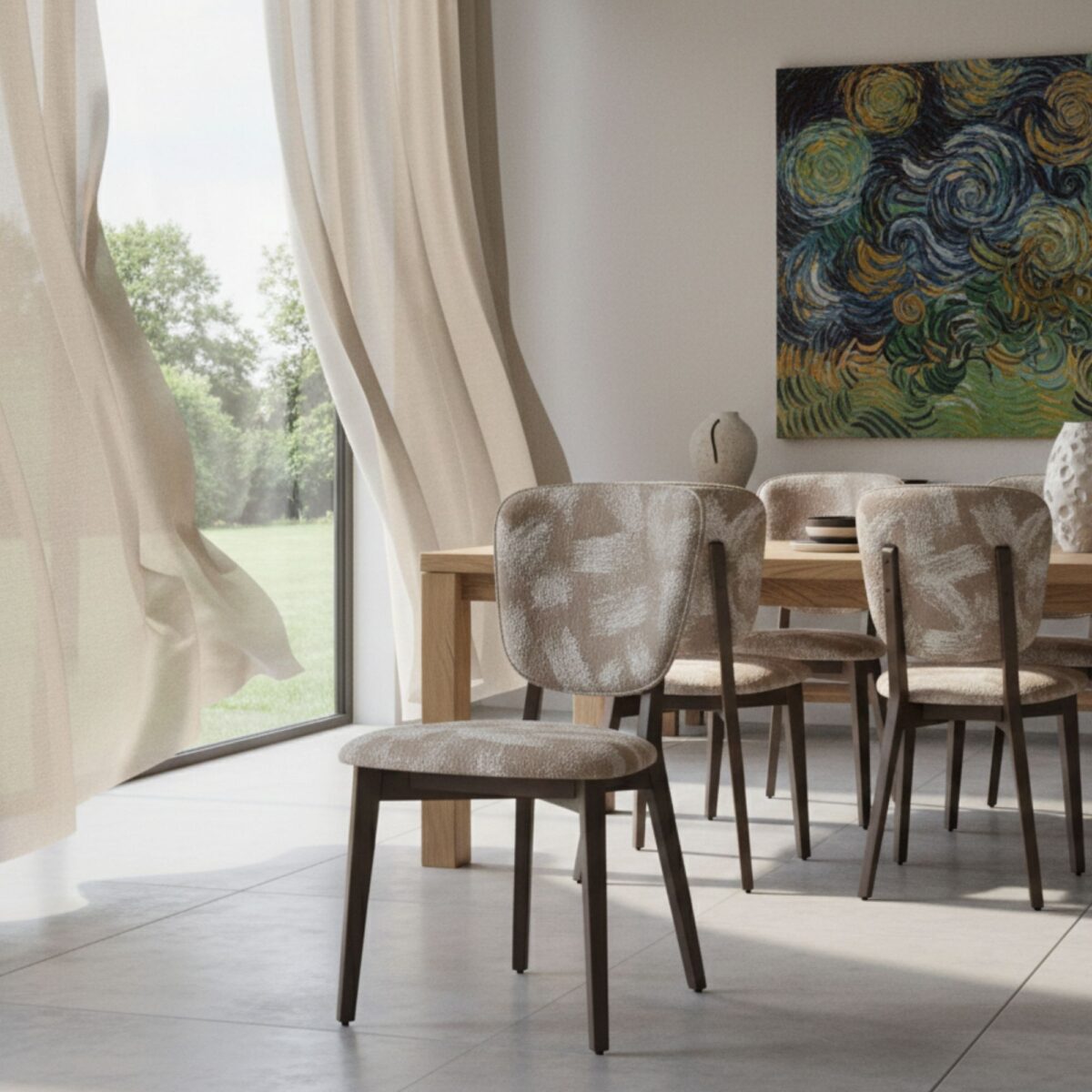 Solo Modern Dining Chair – chair detail view 8 | Ferozzi