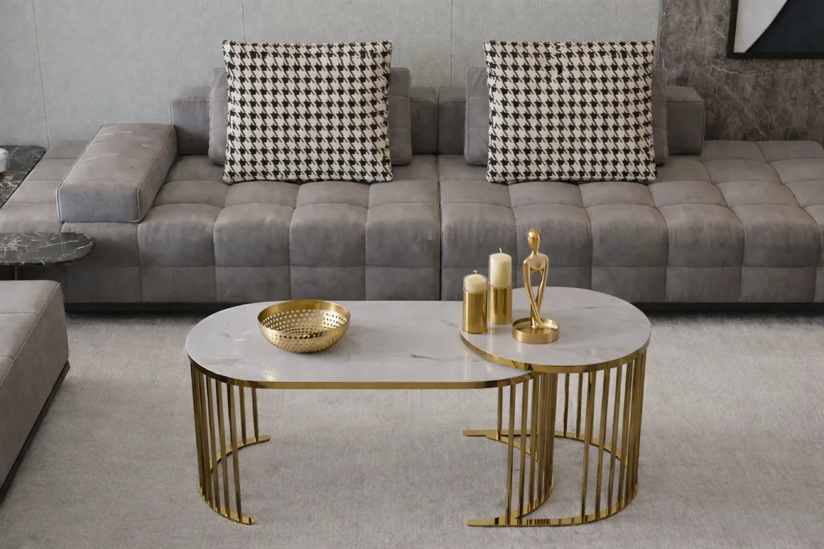 Suwanee Coffee Table Set – coffee table detail view 3 | Ferozzi