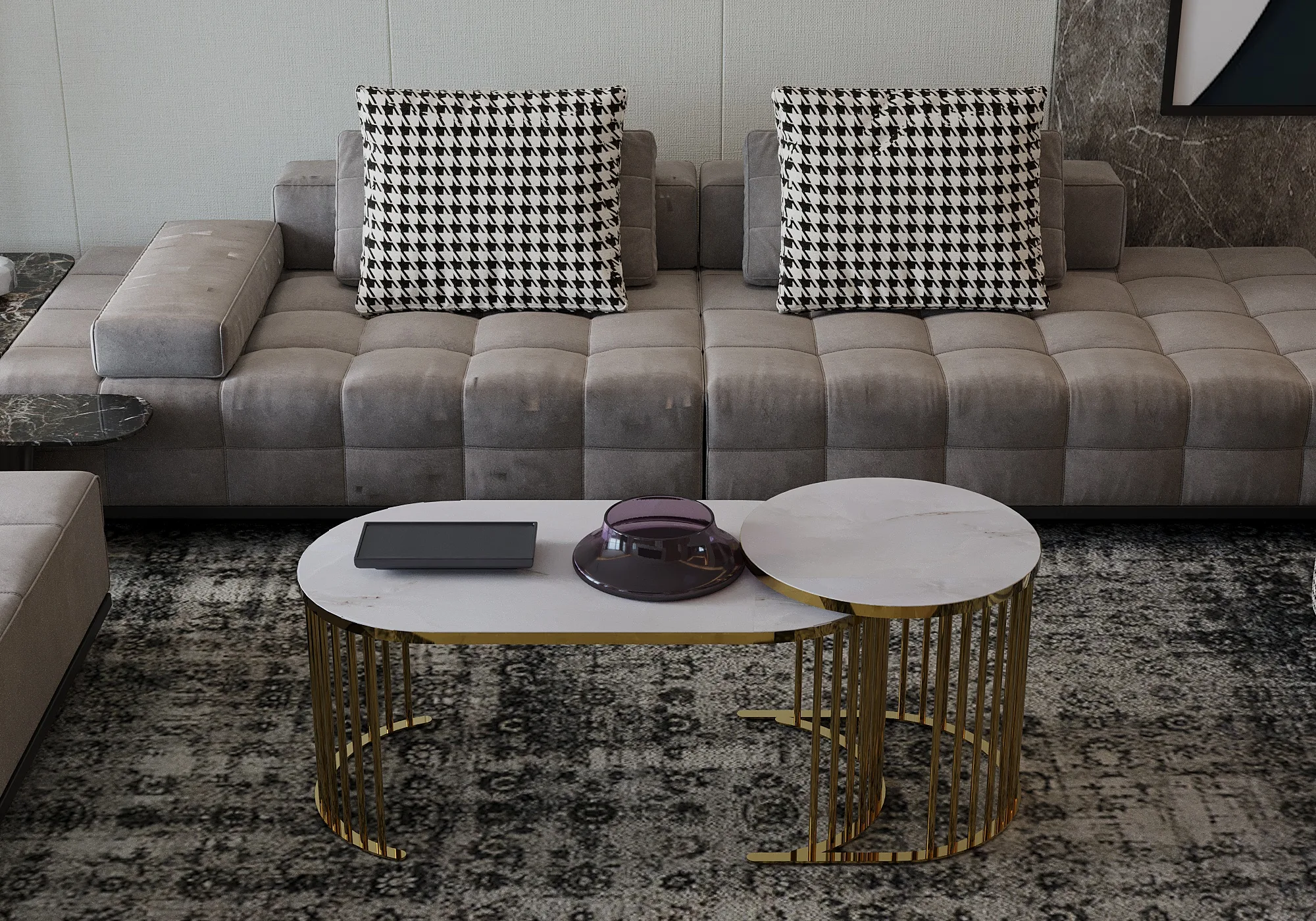 Suwanee Coffee Table Set – coffee table detail view 5 | Ferozzi