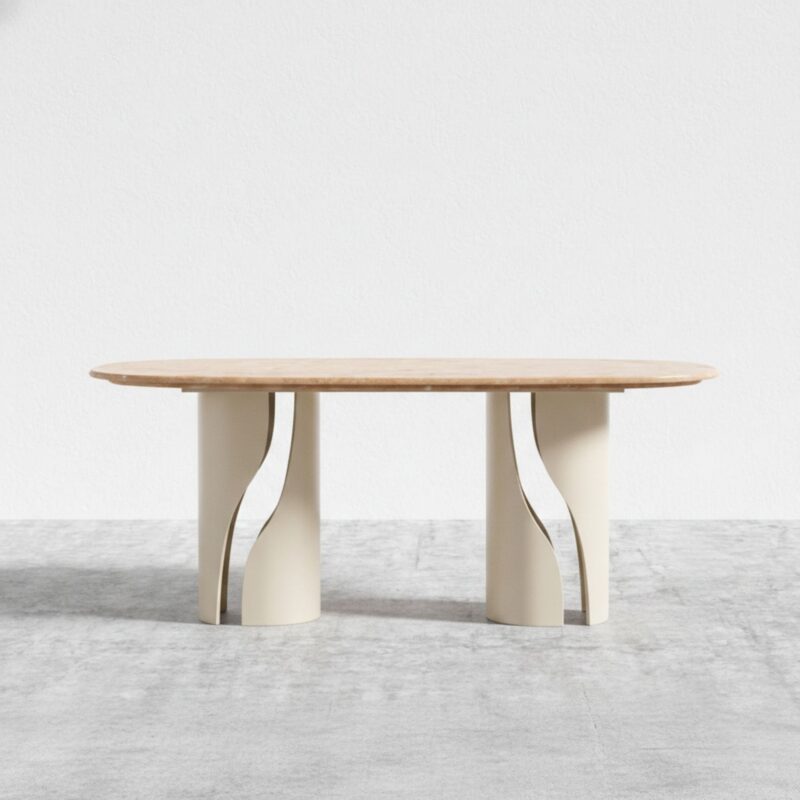 Travertine Marble Dining Table