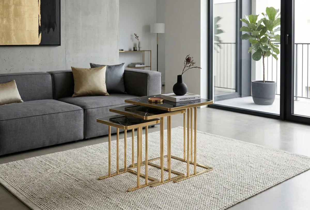 Tyrone Nesting Side Tables – side table detail view 10 | Ferozzi
