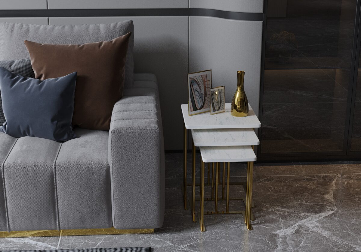 Tyrone Nesting Side Tables – side table detail view 3 | Ferozzi