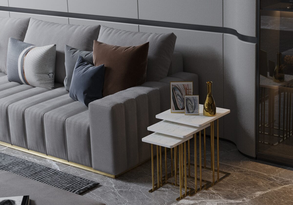 Tyrone Nesting Side Tables – side table detail view 4 | Ferozzi