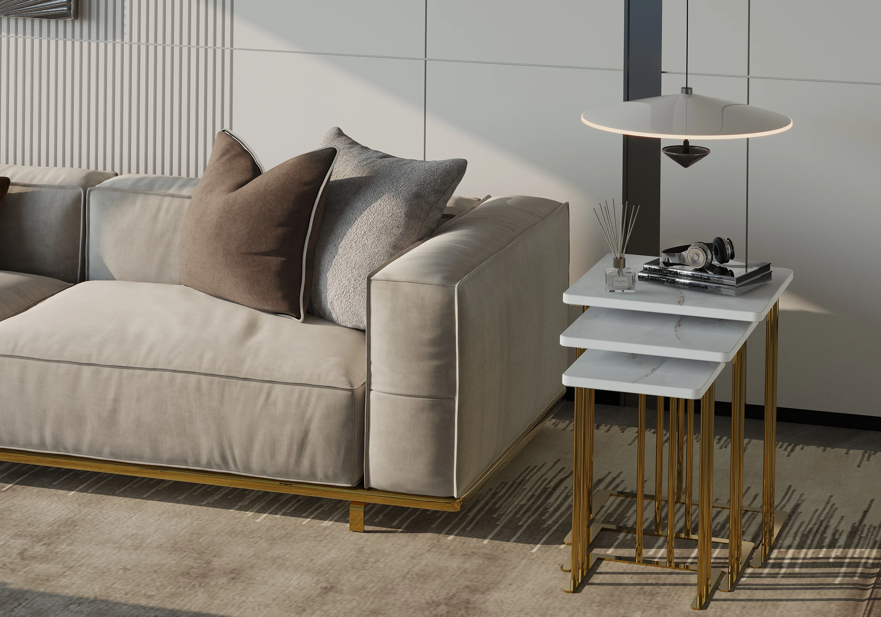Tyrone Nesting Side Tables – side table detail view 6 | Ferozzi