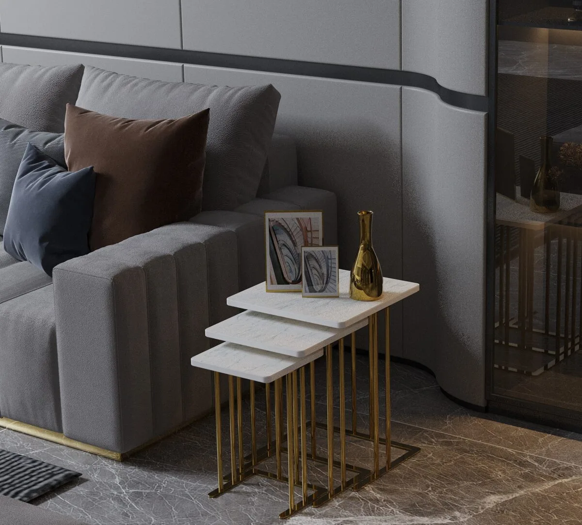 Tyrone Nesting Side Tables – side table detail view 7 | Ferozzi