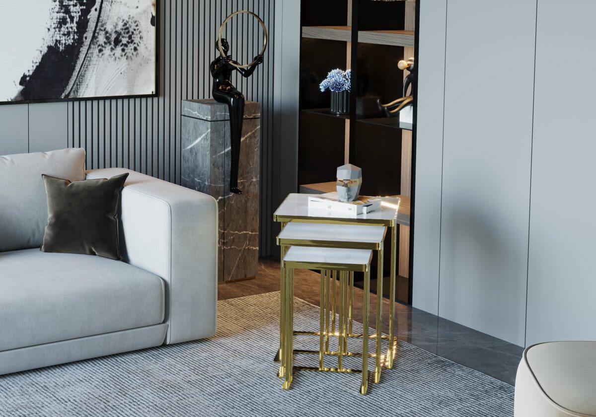 Tyrone Nesting Side Tables – side table detail view 8 | Ferozzi