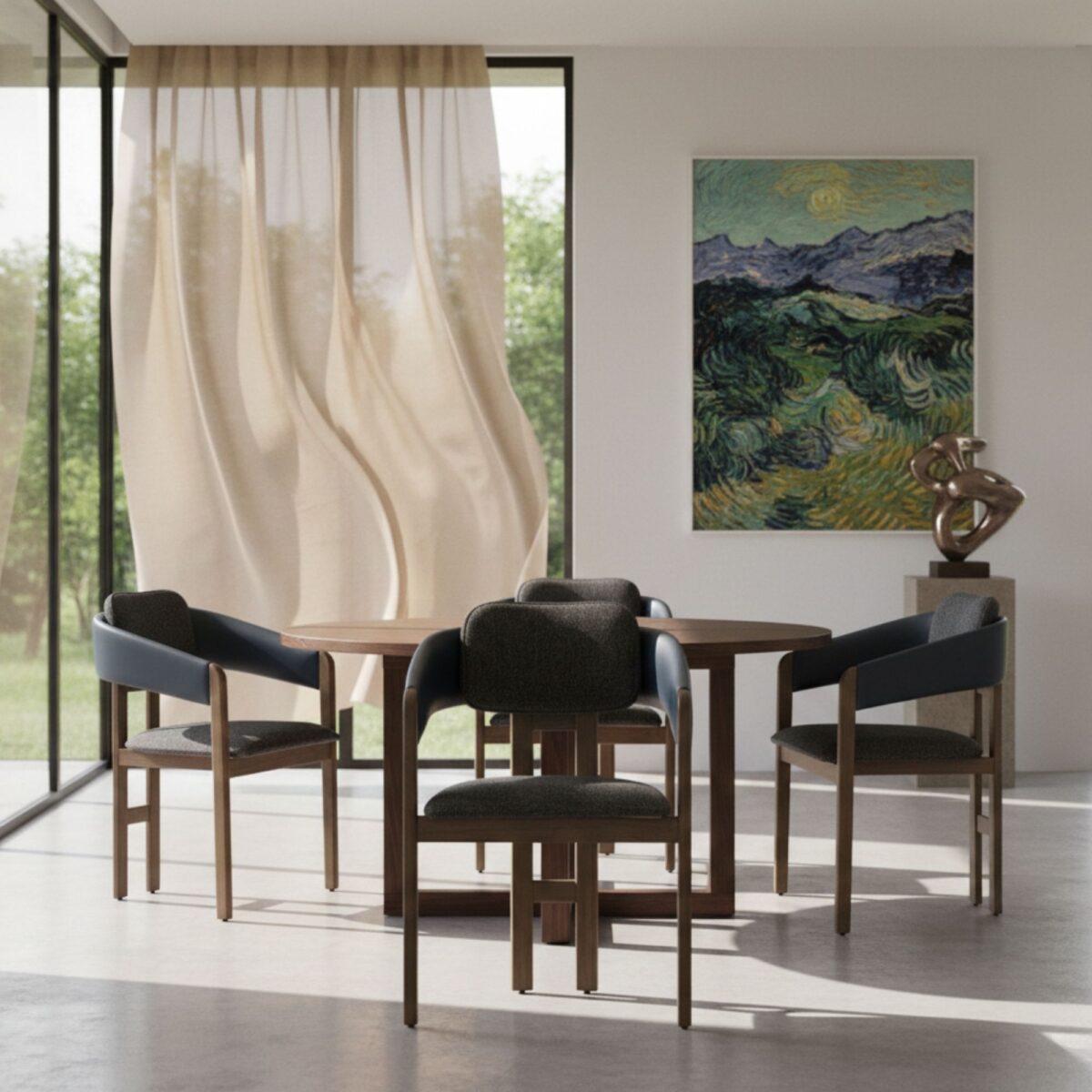 Valentino Modern Dining Chair – chair detail view 8 | Ferozzi