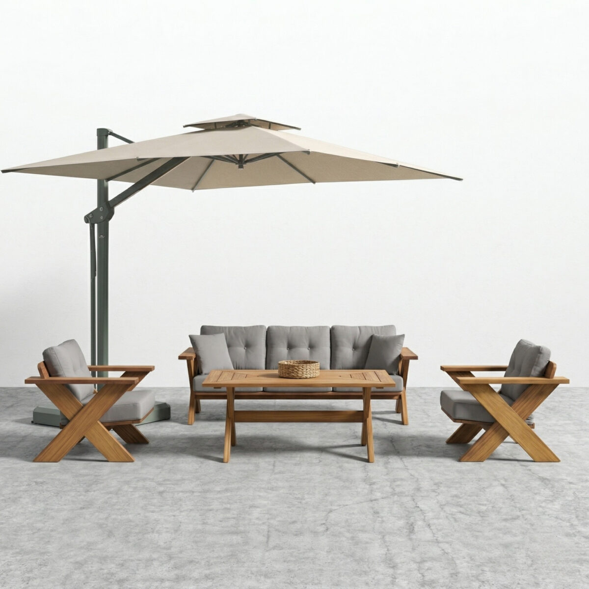 Albatross Outdoor Sofa Set – outdoor sofa detail view 2 | Ferozzi