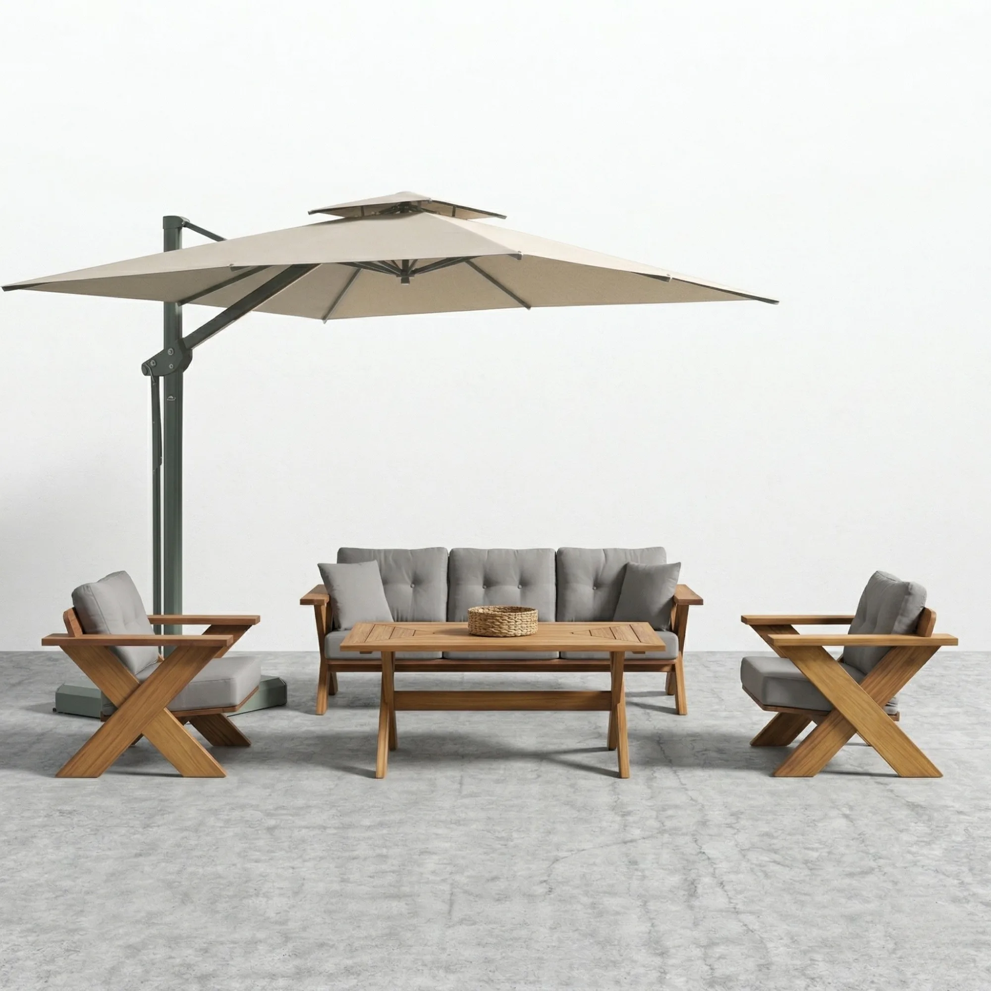 Albatross Outdoor Sofa Set – outdoor sofa detail view 2 | Ferozzi