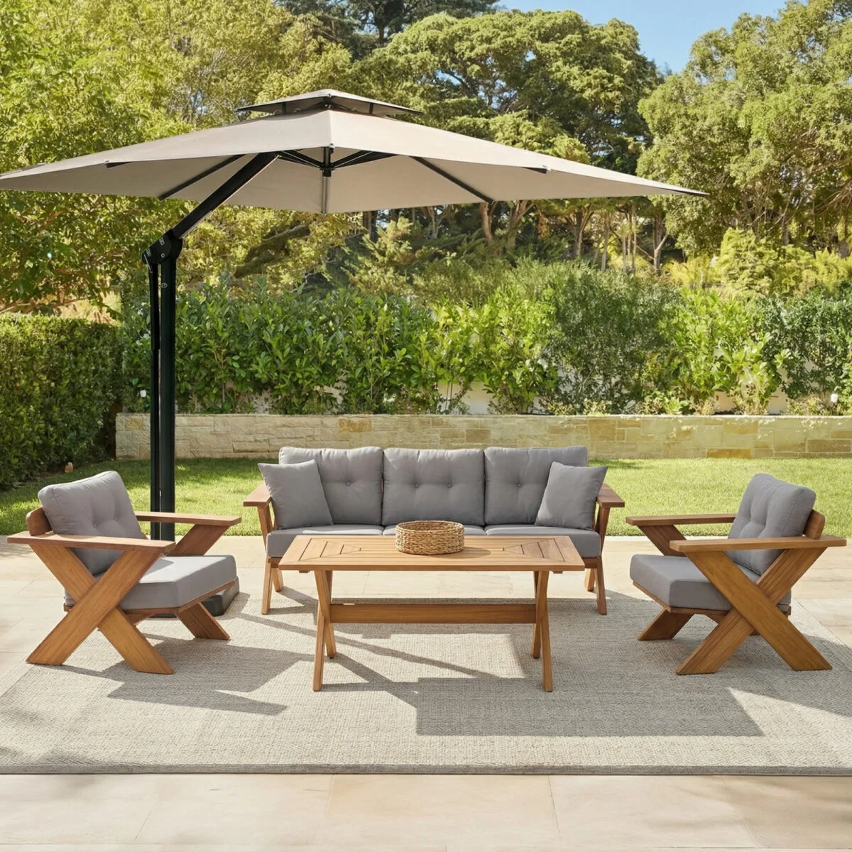 Albatross Outdoor Sofa Set – outdoor sofa detail view 4 | Ferozzi
