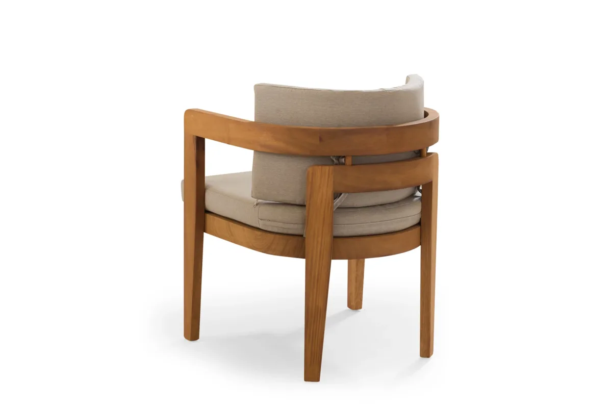 Austin Outdoor Dining Set – outdoor dining chair detail view 6 | Ferozzi