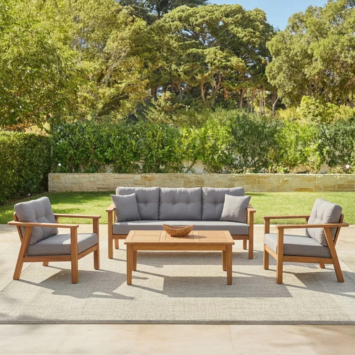 Bianca Outdoor Sofa Set – outdoor sofa detail view 4 | Ferozzi