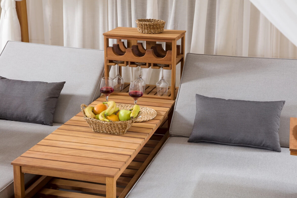 Cappadoica Outdoor Daybed Set – outdoor lounger detail view 6 | Ferozzi