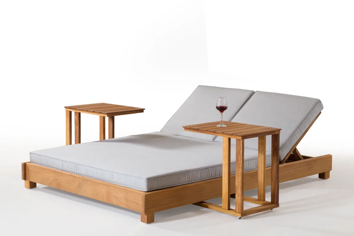 Florida Chaise Longue Set – outdoor home decor detail view 3 | Ferozzi