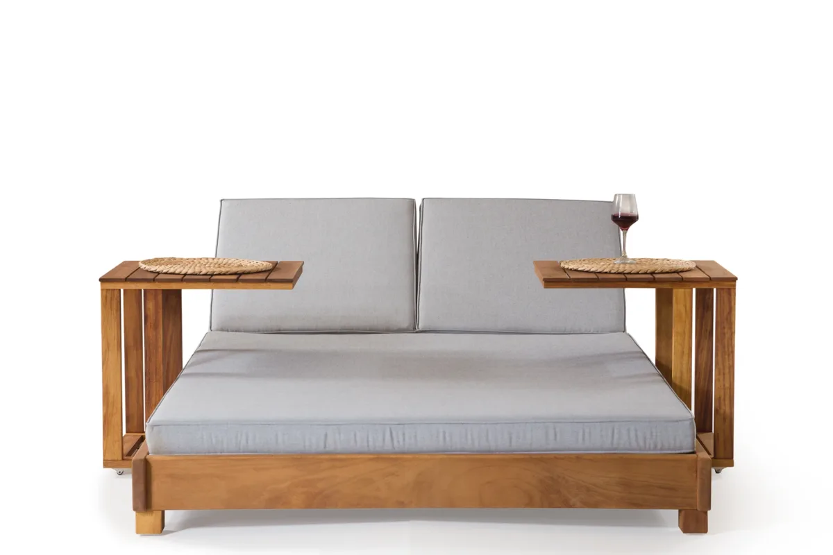 Florida Chaise Longue Set – outdoor home decor detail view 2 | Ferozzi