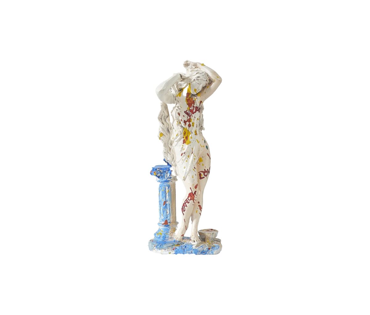 Column Girl Sculpture