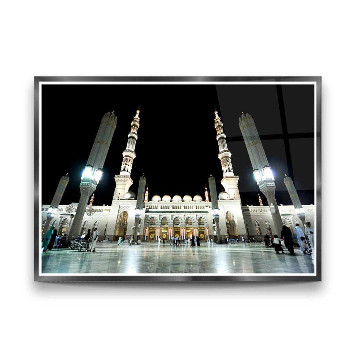 Islamic Upright Gaze Glass Wall Art