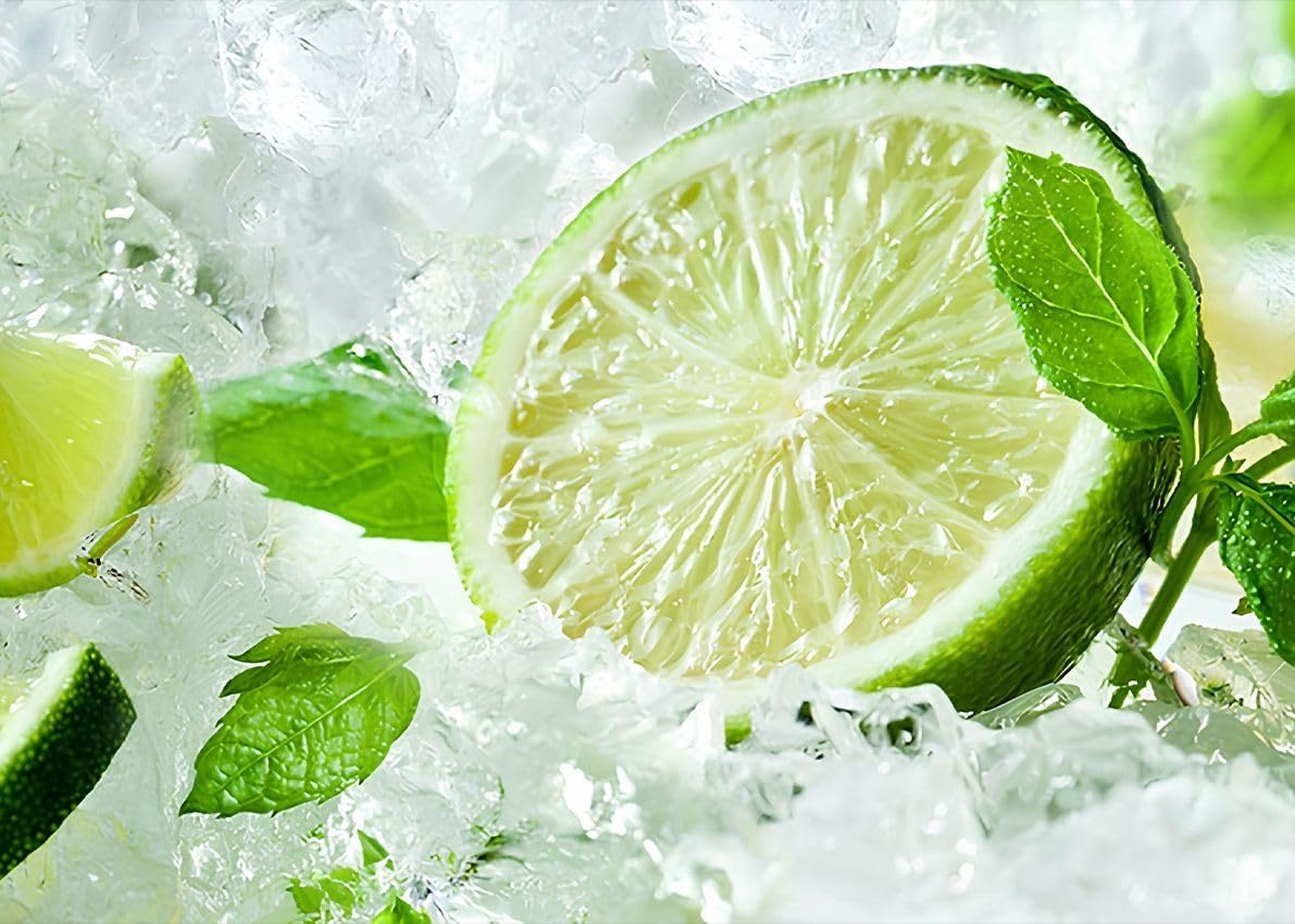 Lime Lemon Tempered Glass Cutting Board