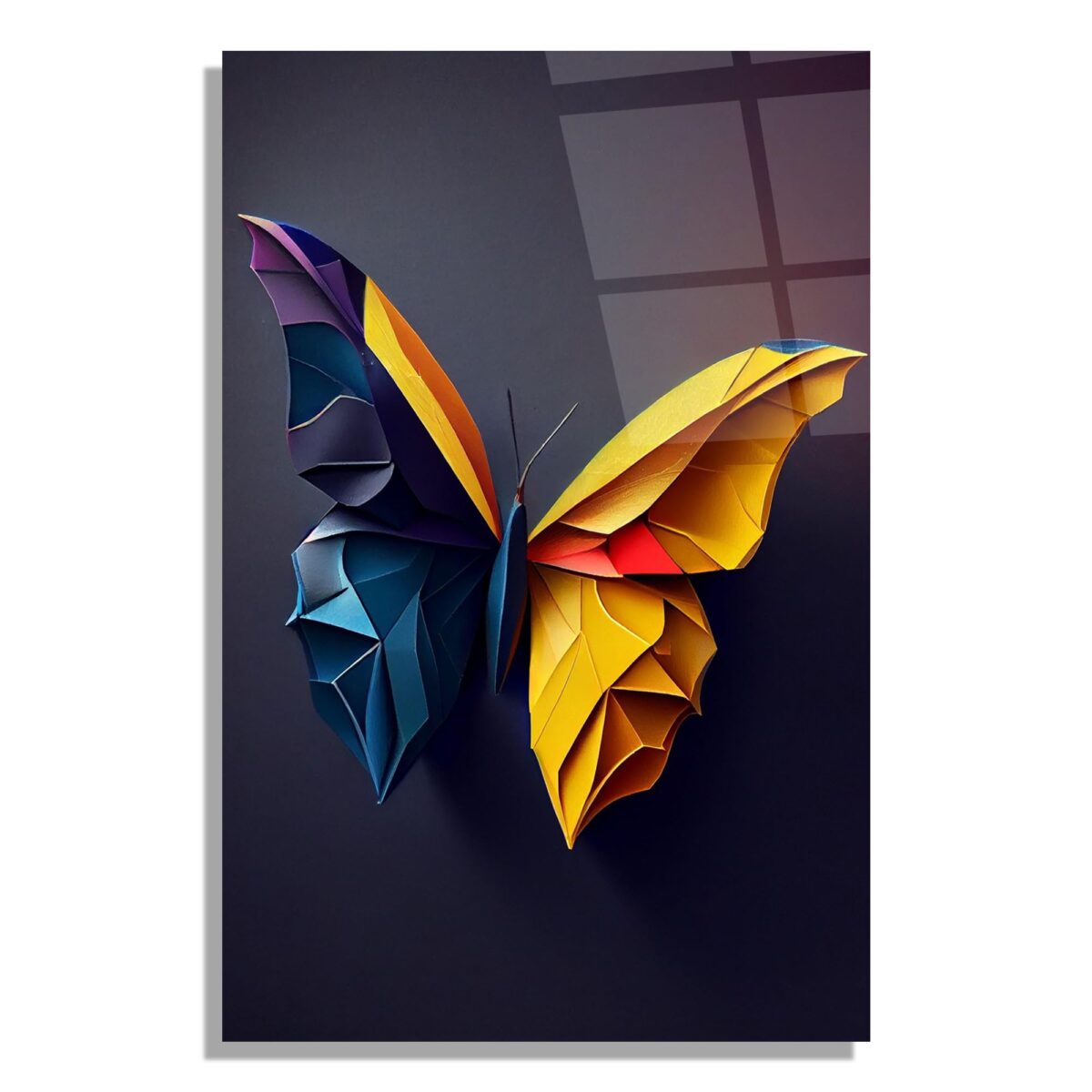 Mystic Butterfly Glass Wall Art