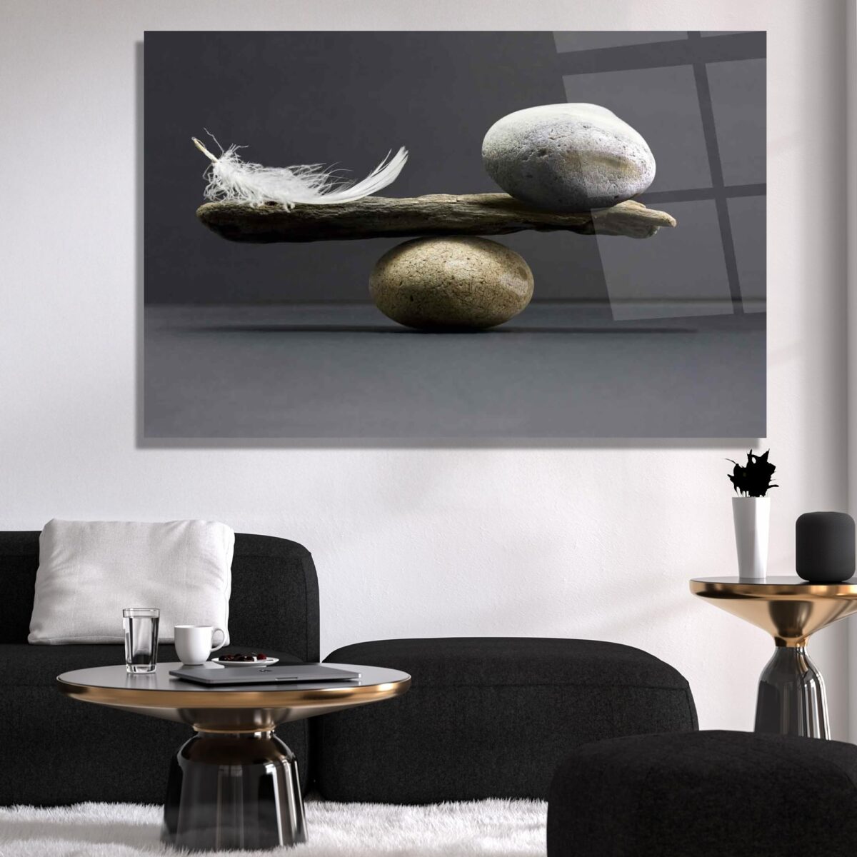 Balance of Nature Glass Wall Art