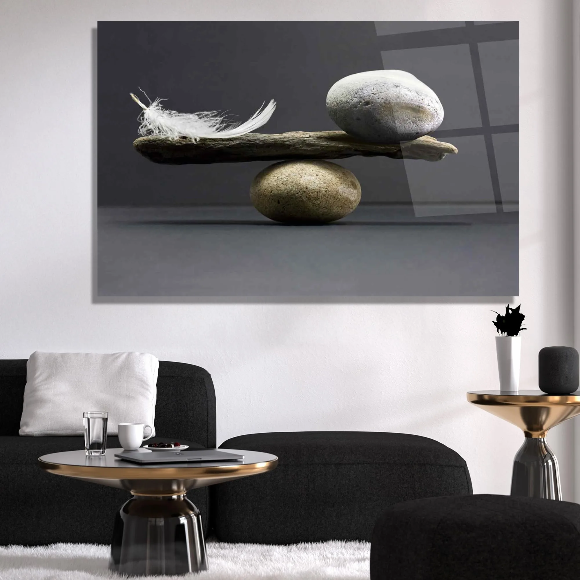 Balance of Nature Glass Wall Art