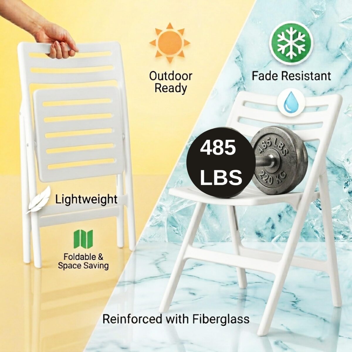 Reinforced Folding Chair