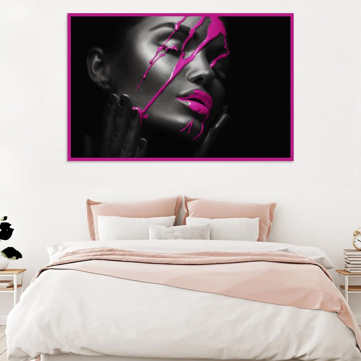 Woman Portrait Glass Wall Art