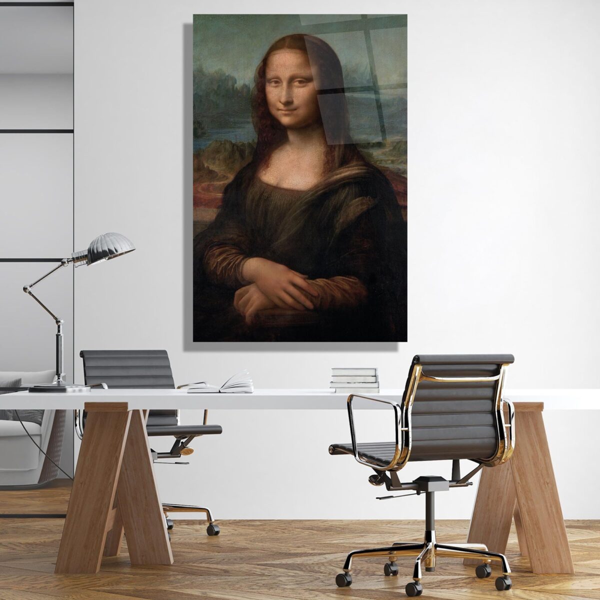 Mona Lisa Glass Wall Art