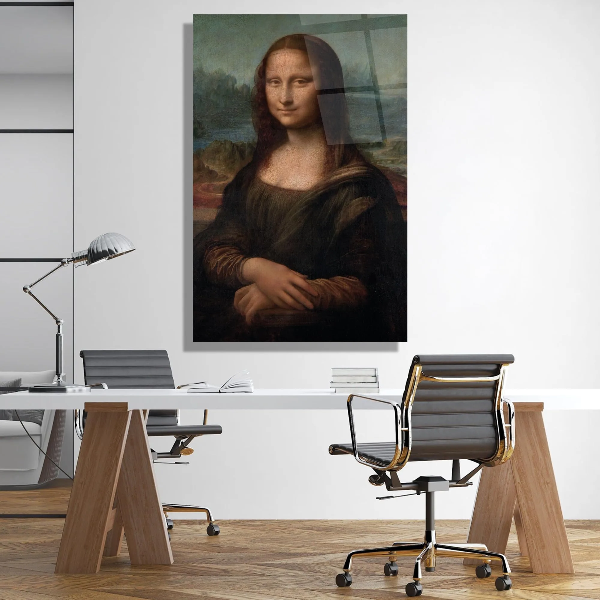 Mona Lisa Glass Wall Art