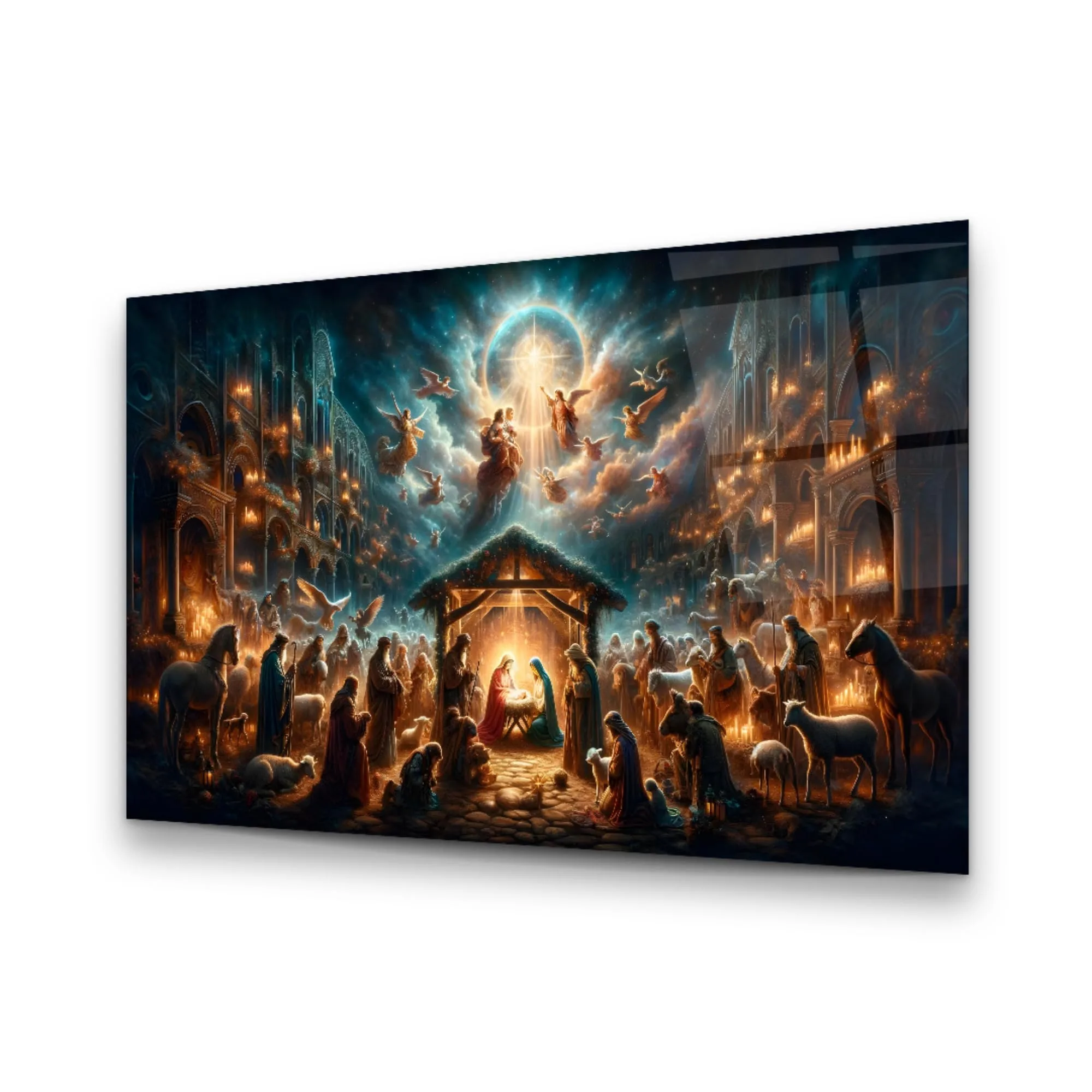 Purification Glass Wall Art
