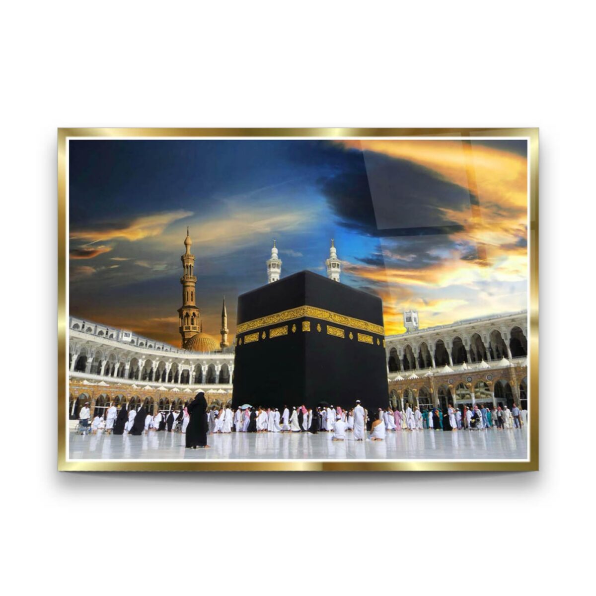 Islamic Introspection Glass Wall Art
