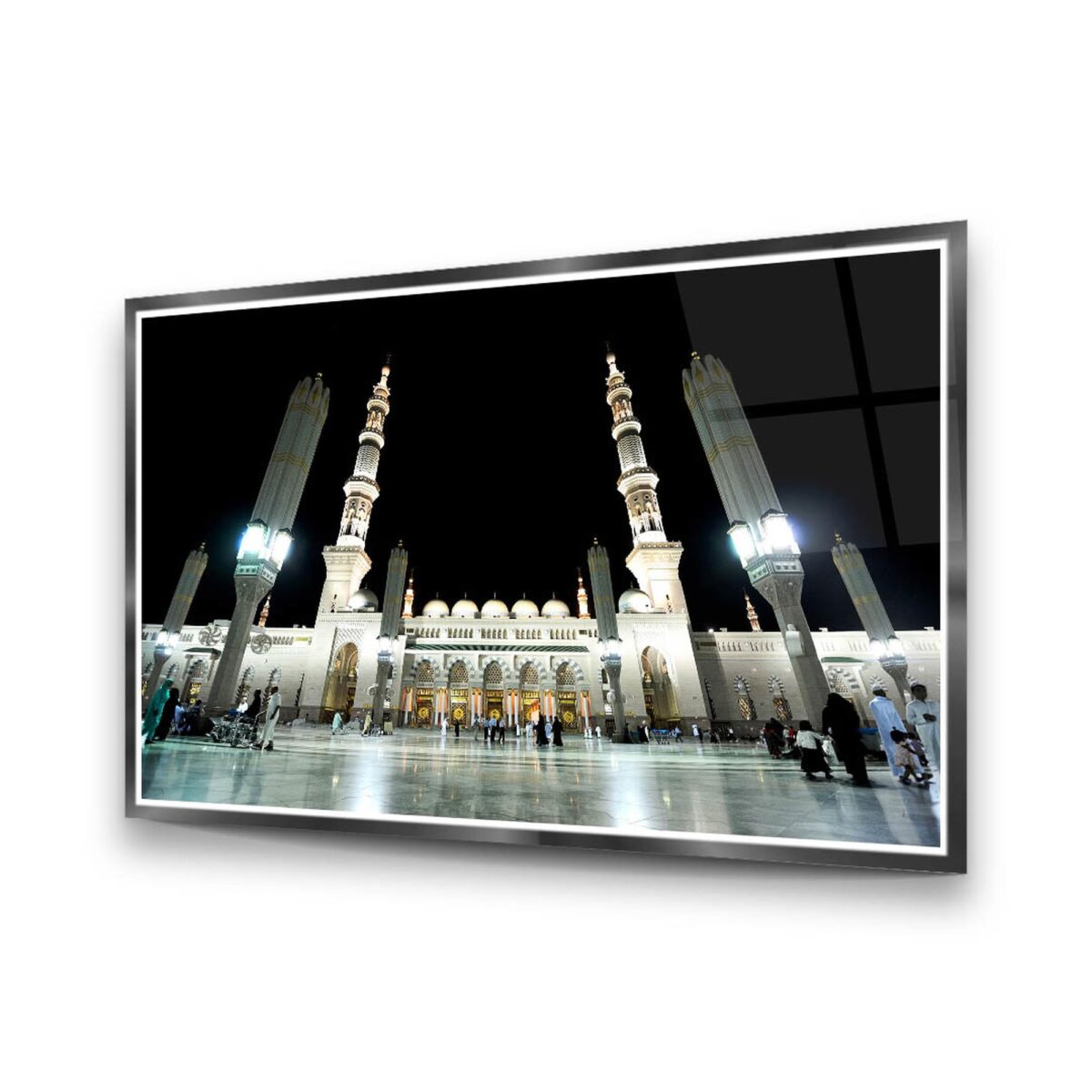 Islamic Upright Gaze Glass Wall Art