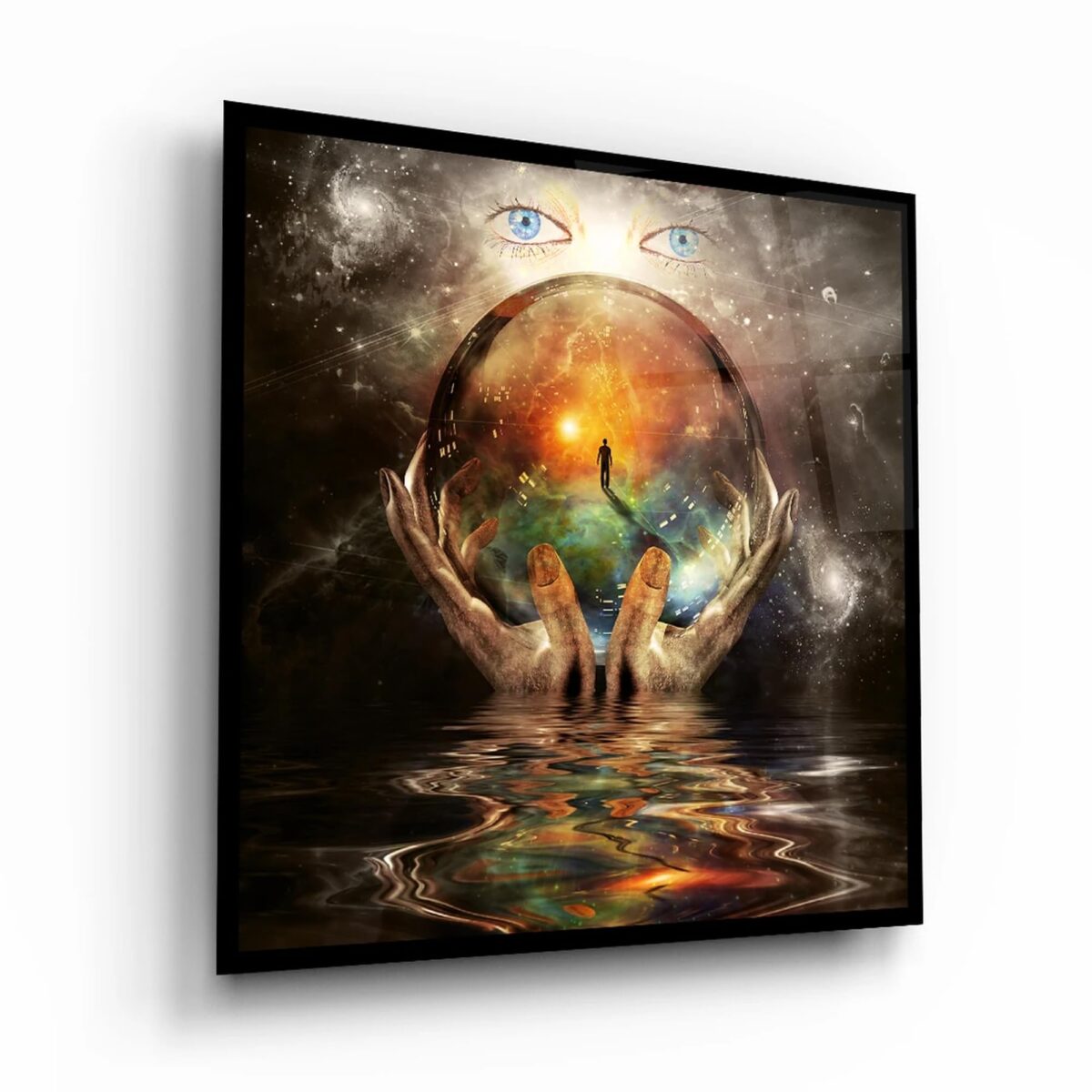 Cosmic Vision Glass Wall Art