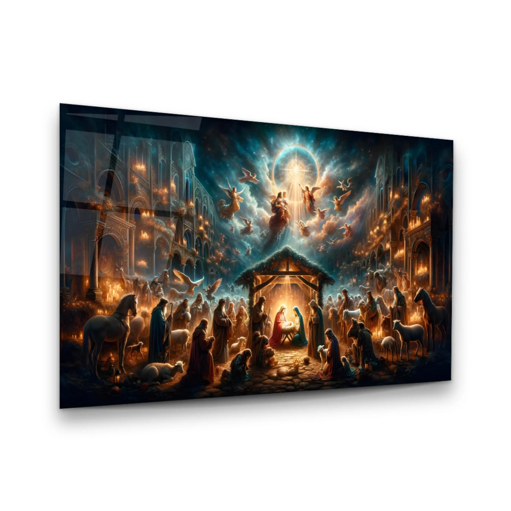 Purification Glass Wall Art