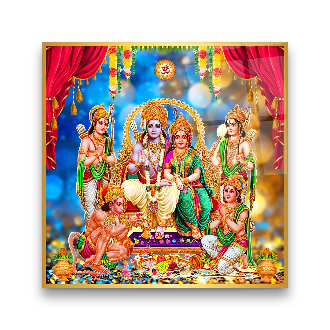 Rama Family Portrait Glass Wall Art