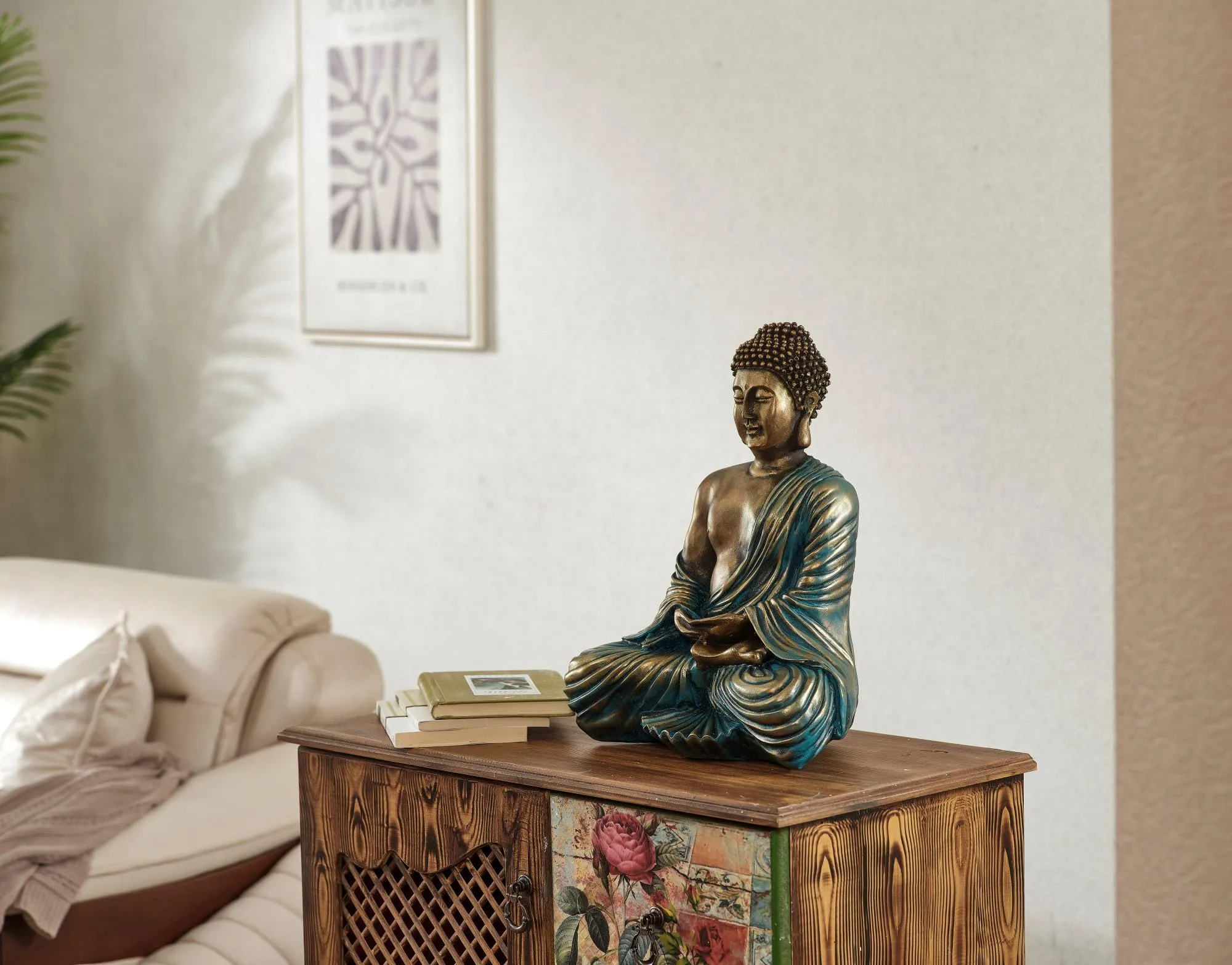 Meditating Buddha Sculpture