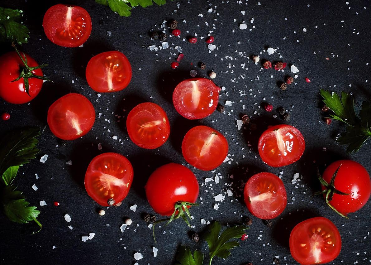 Tomato Tempered Glass Cutting Board