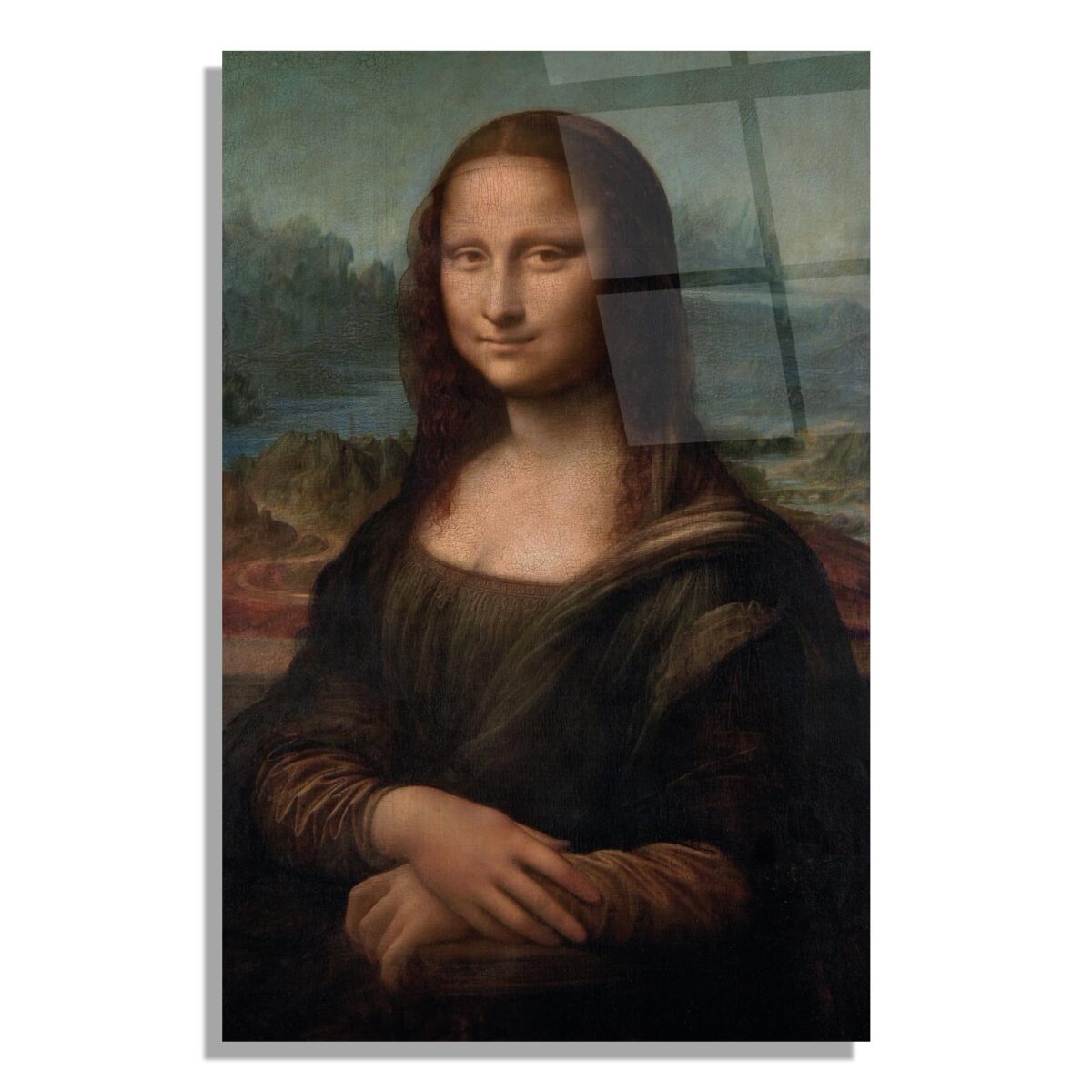 Mona Lisa Glass Wall Art