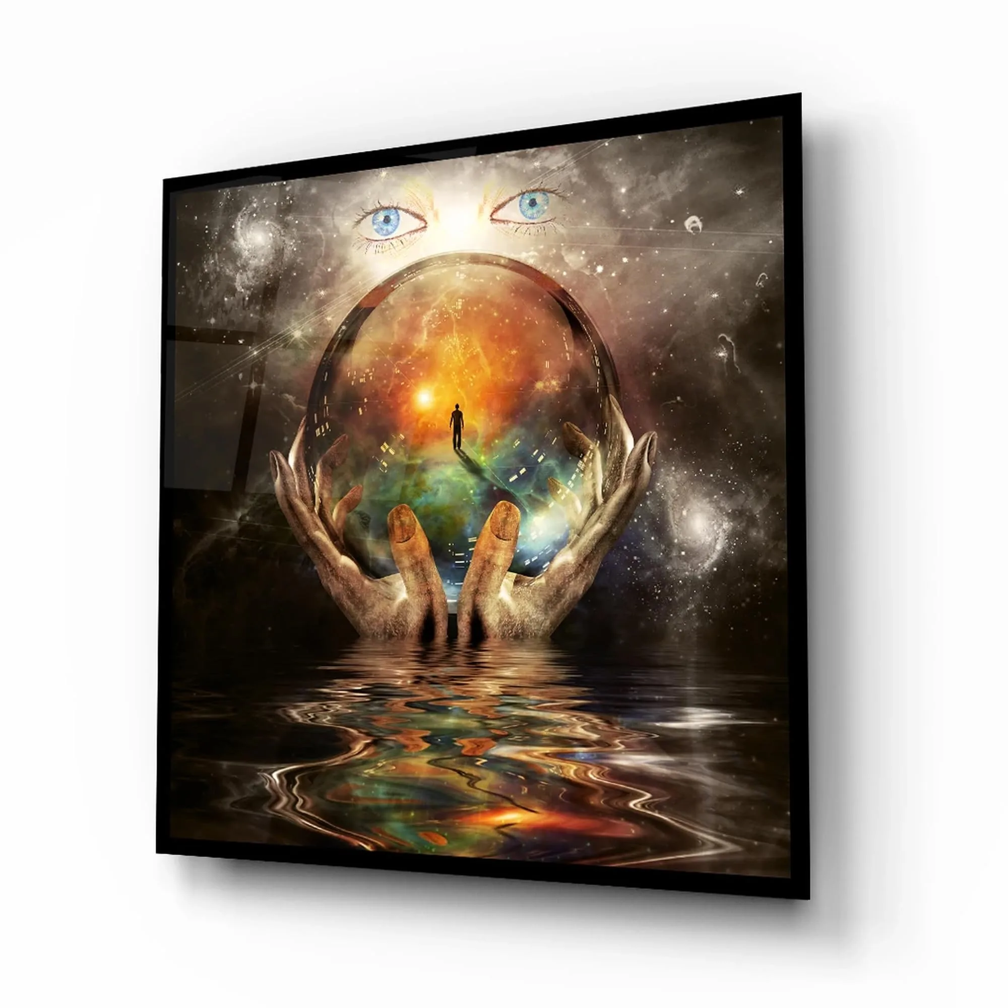 Cosmic Vision Glass Wall Art